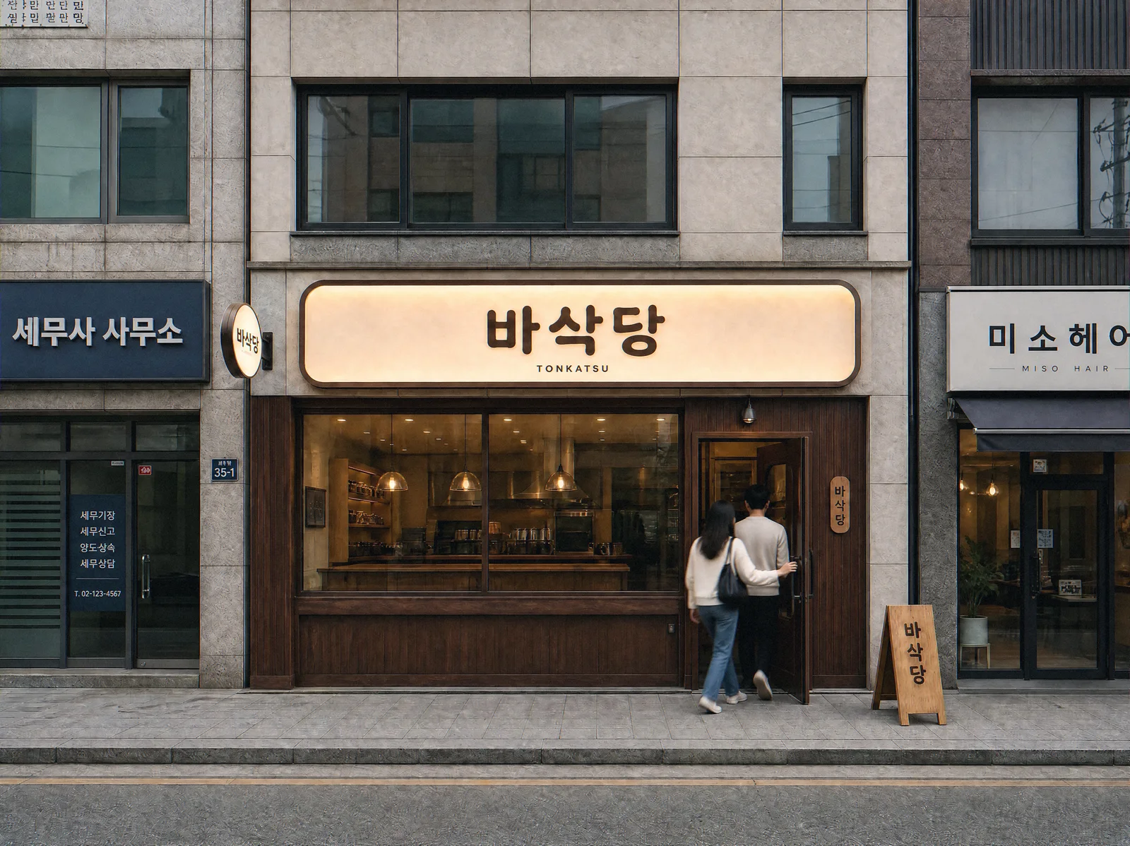 손님 입장