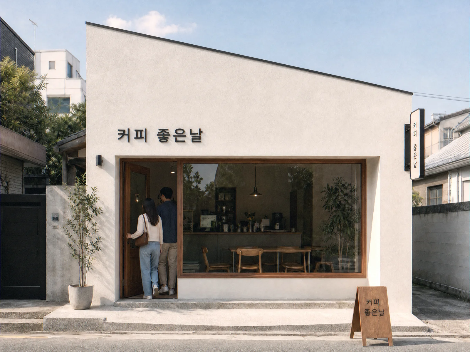 손님 입장