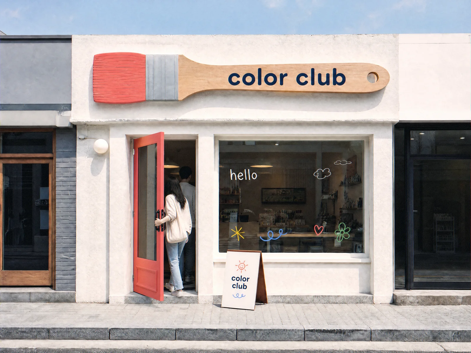 손님 입장