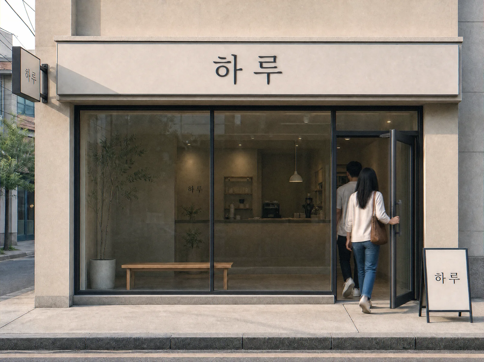 손님 입장