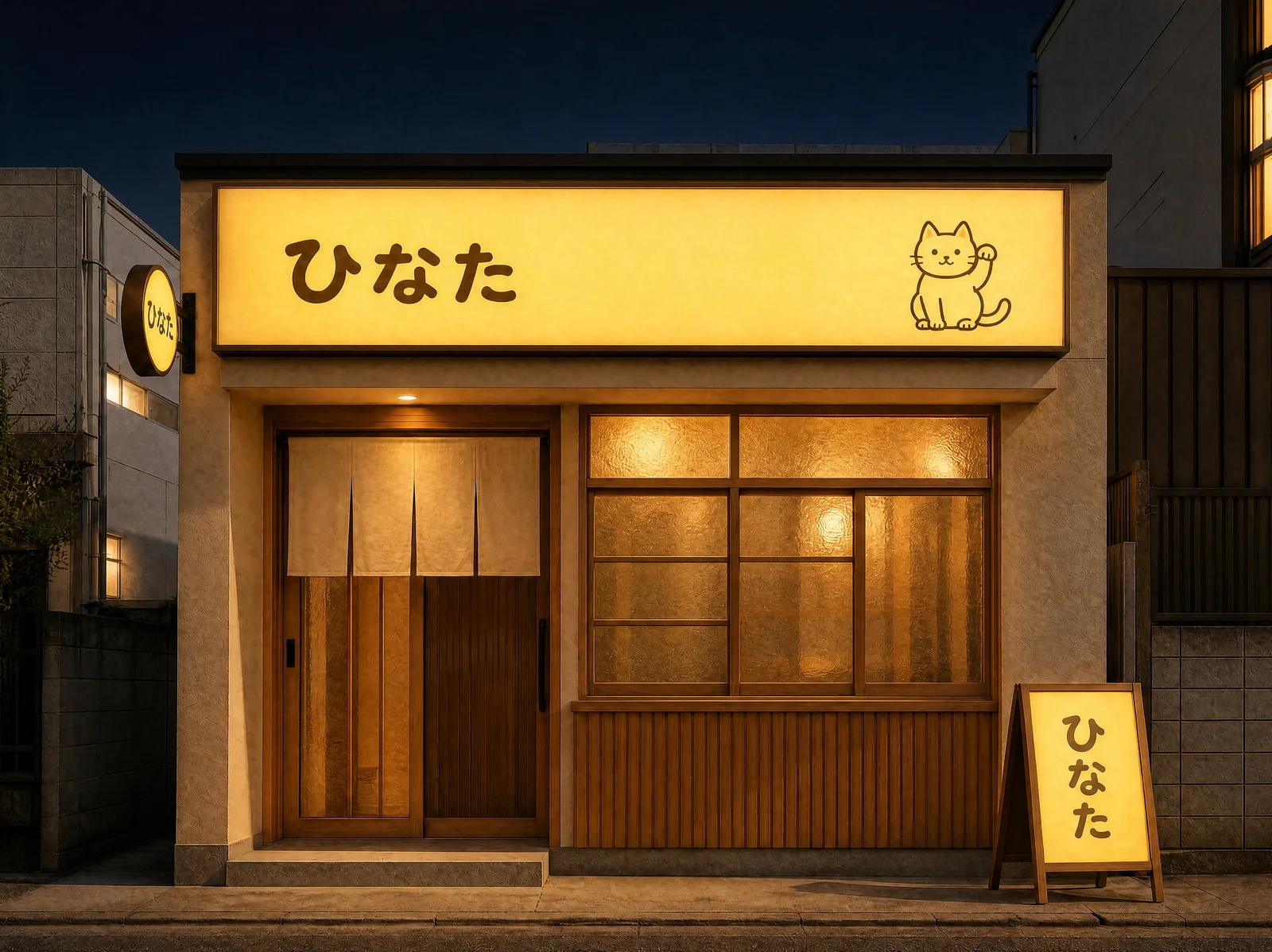 ひなた 야간