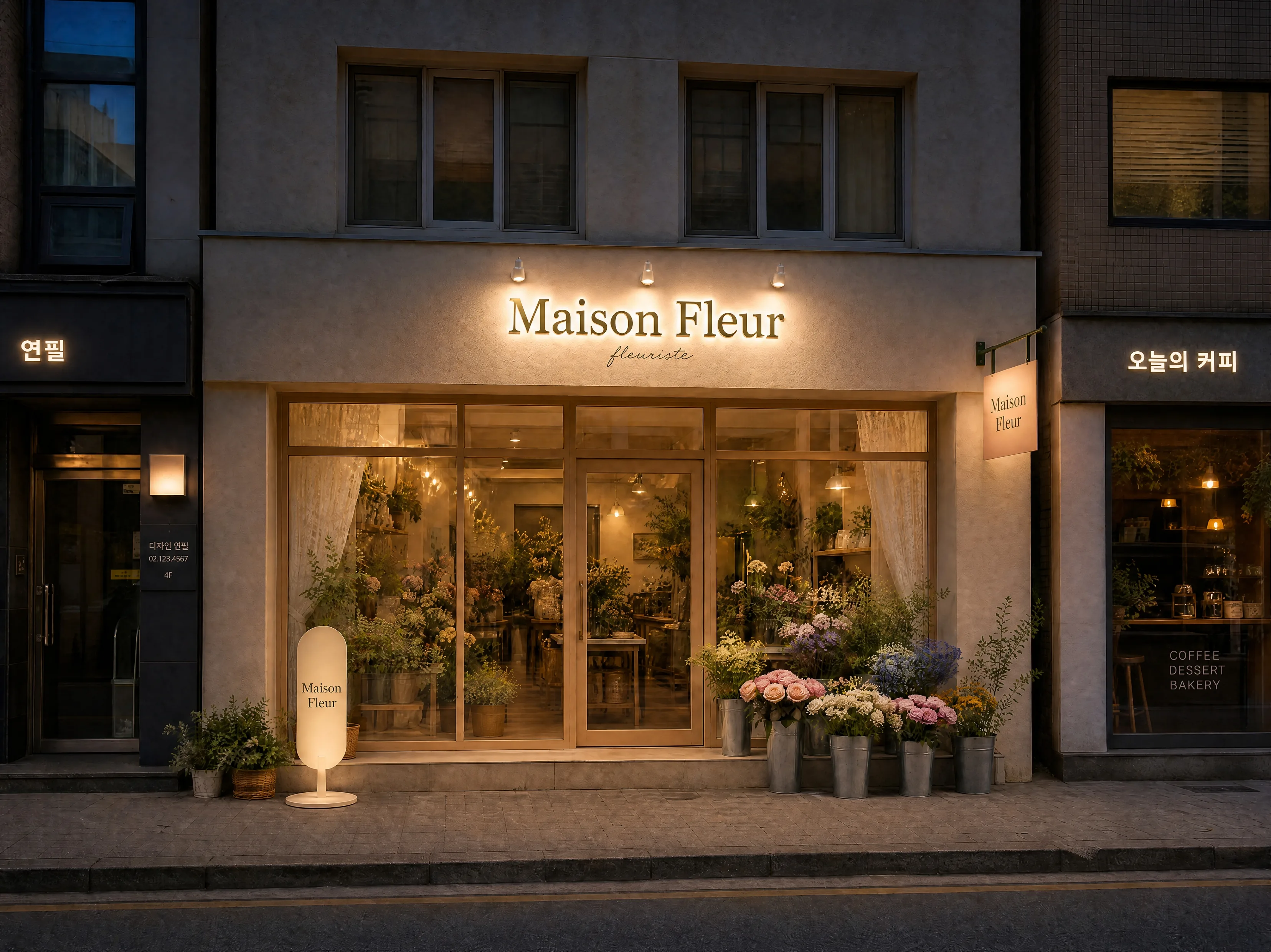 Maison Fleur 야간