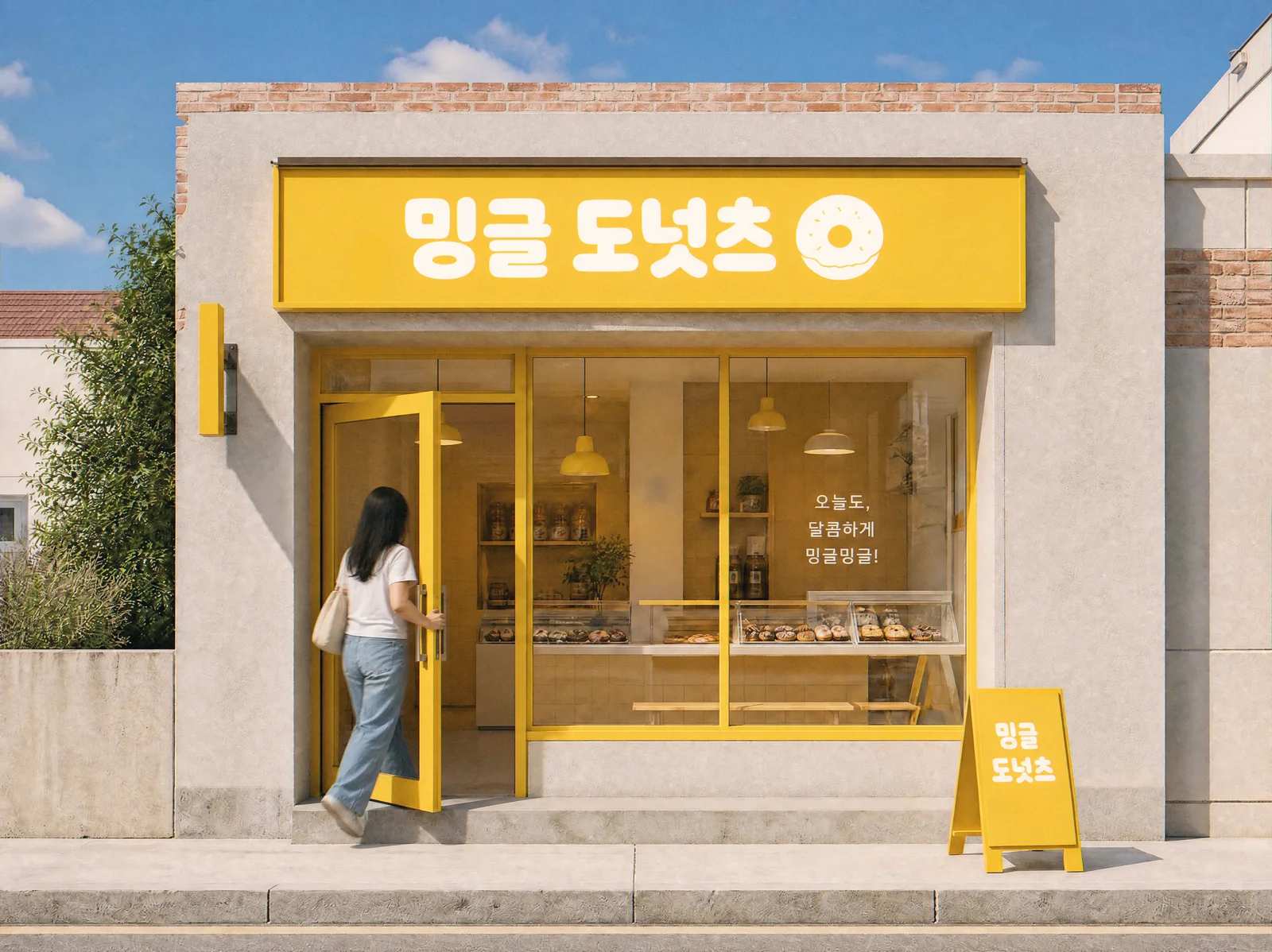 손님 입장