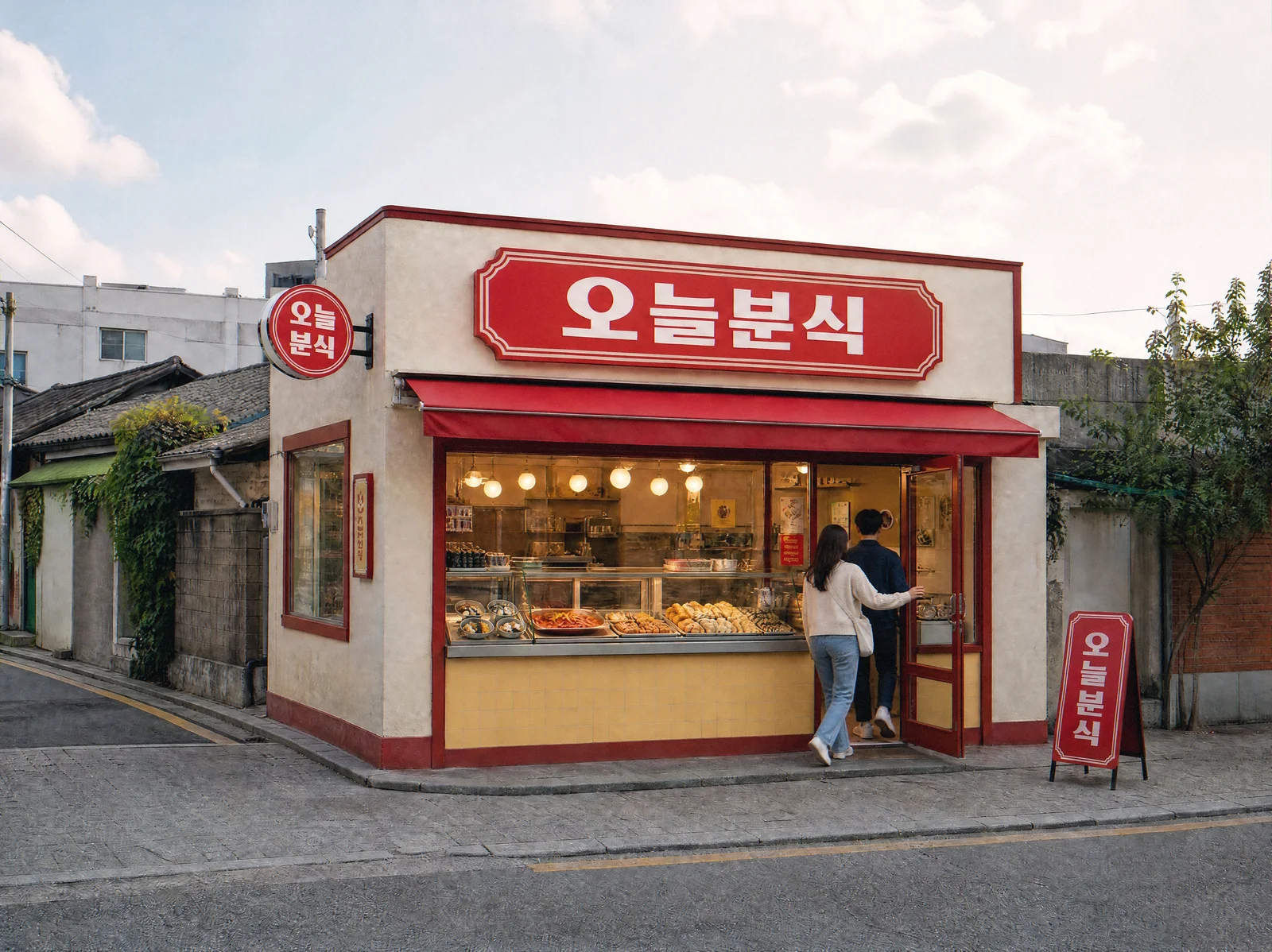 손님 입장