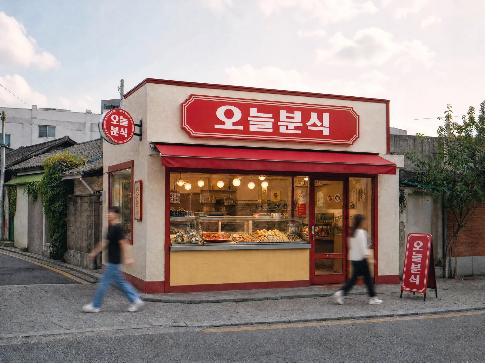 거리 전경